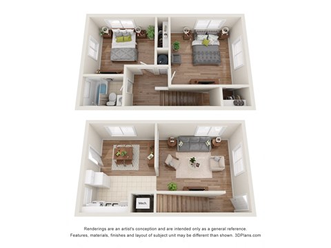 2 bedroom townhome at Gardens at Washington Park 1, Georgia, 30314